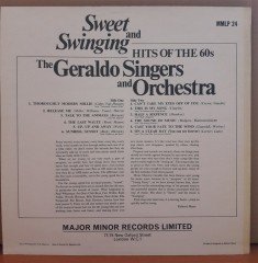 GERALDO SINGERS & ORCHESTRA - SWeeT & SWinGing hits of the 60s - LP 2.EL PLAK