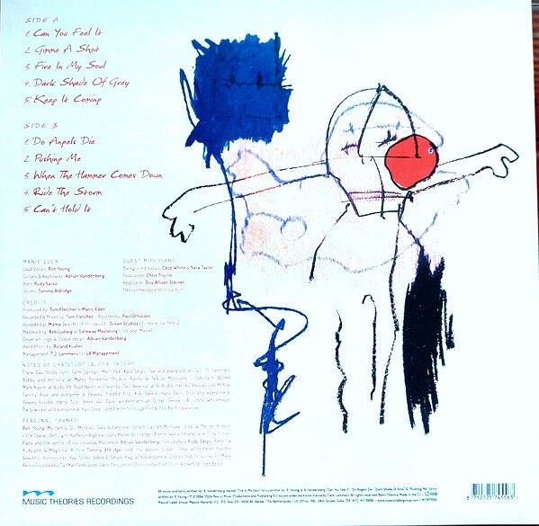 MANIC EDEN - MANIC EDEN (1994) ADRIAN VANDENBERG RUDY SARZO TOMMY ALDRIDGE RON YOUNG - LP 2024 RED COLOURED EDITION SIFIR PLAK