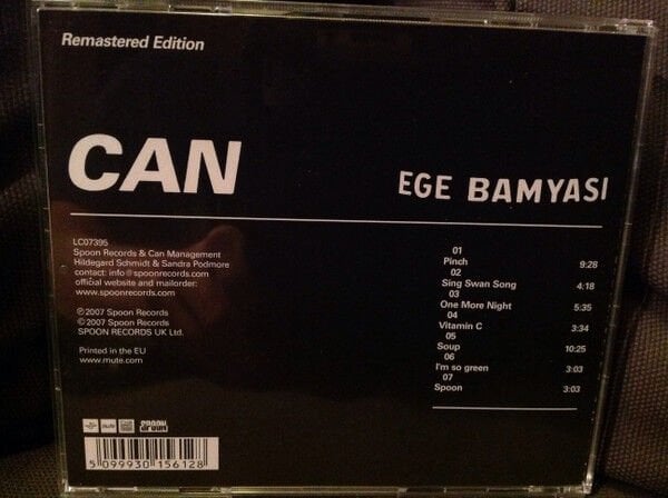 CAN – EGE BAMYASI (1972) - CD REMASTERED 2007 REISSUE JEWEL CASE AMBALAJINDA SIFIR