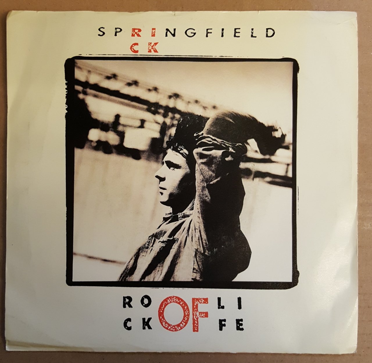 RICK SPRINGFIELD - ROCK OF LIFE / ROCK OF LIFE - 7'' 45 DEVİR PROMO 2.EL PLAK