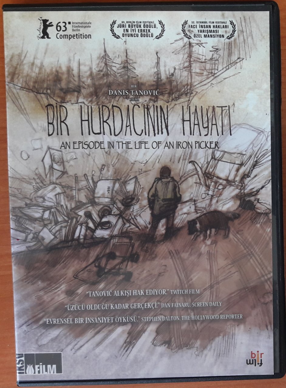 BİR HURDACININ HAYATI - EPIZODA U ZIVOTU BERACA ZELJEZA - DANIS TANOVIĆ - DVD 2.EL