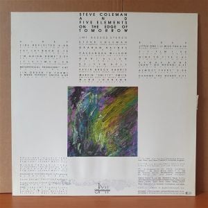 STEVE COLEMAN AND FIVE ELEMENTS - ON THE EDGE OF TOMORROW (1986) - LP 2.EL PLAK