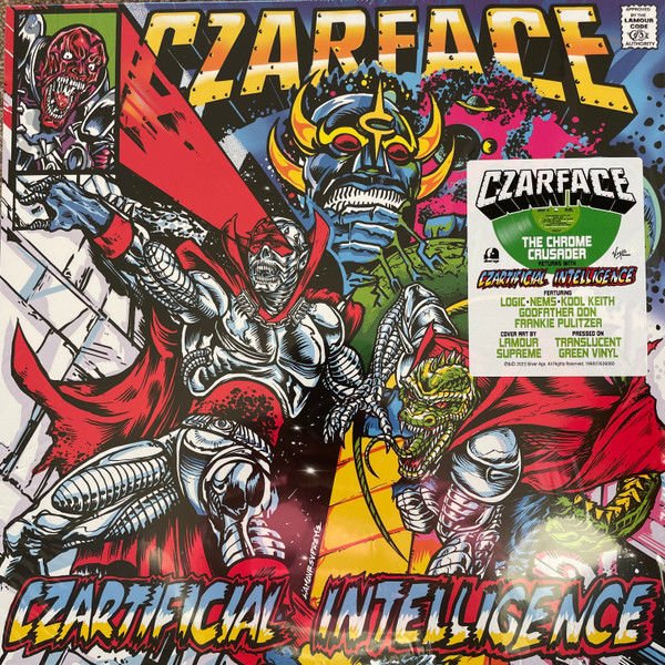 CZARFACE – CZARTIFICIAL INTELLIGENCE  (2023) - LP GREEN TRANSLUCENT RENKLİ SIFIR PLAK