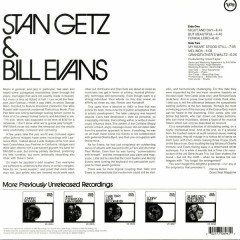 STAN GETZ & BILL EVANS - STAN GETZ & BILL EVANS (1973) - SIFIR PLAK