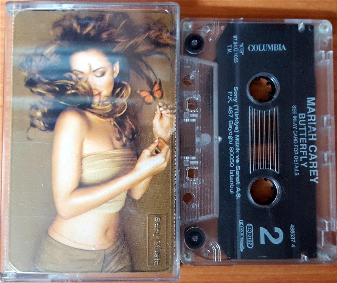MARIAH CAREY - BUTTERFLY (1997) SONY CASSETTE MADE IN TURKEY ''USED''