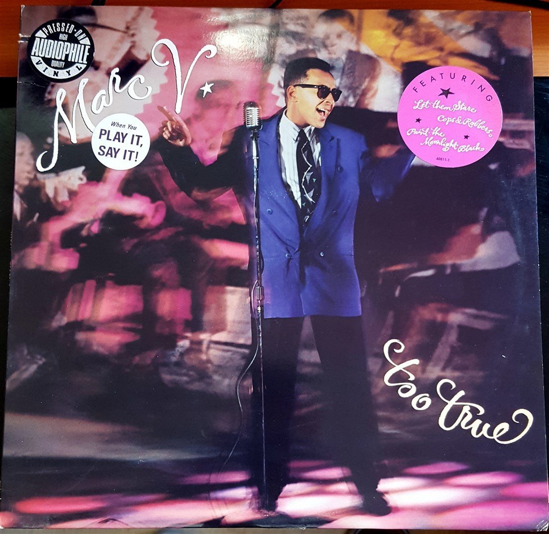 MARC V. - TOO TRUE (1989) PLAK 2.EL PROMO COPY
