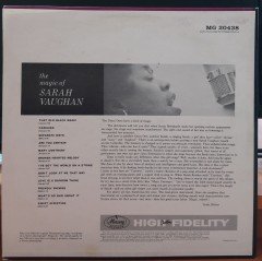 SARAH VAUGHAN - THA MAGIC OF (1959) - PLAK 2.EL