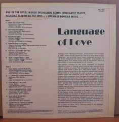 LANGUAGE OF LOVE MOODS ORCHESTRAL SERIES - LP 2.EL PLAK