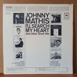 JOHNNY MATHIS - I'LL SEARCH MY HEART (1964) - LP 2.EL PLAK