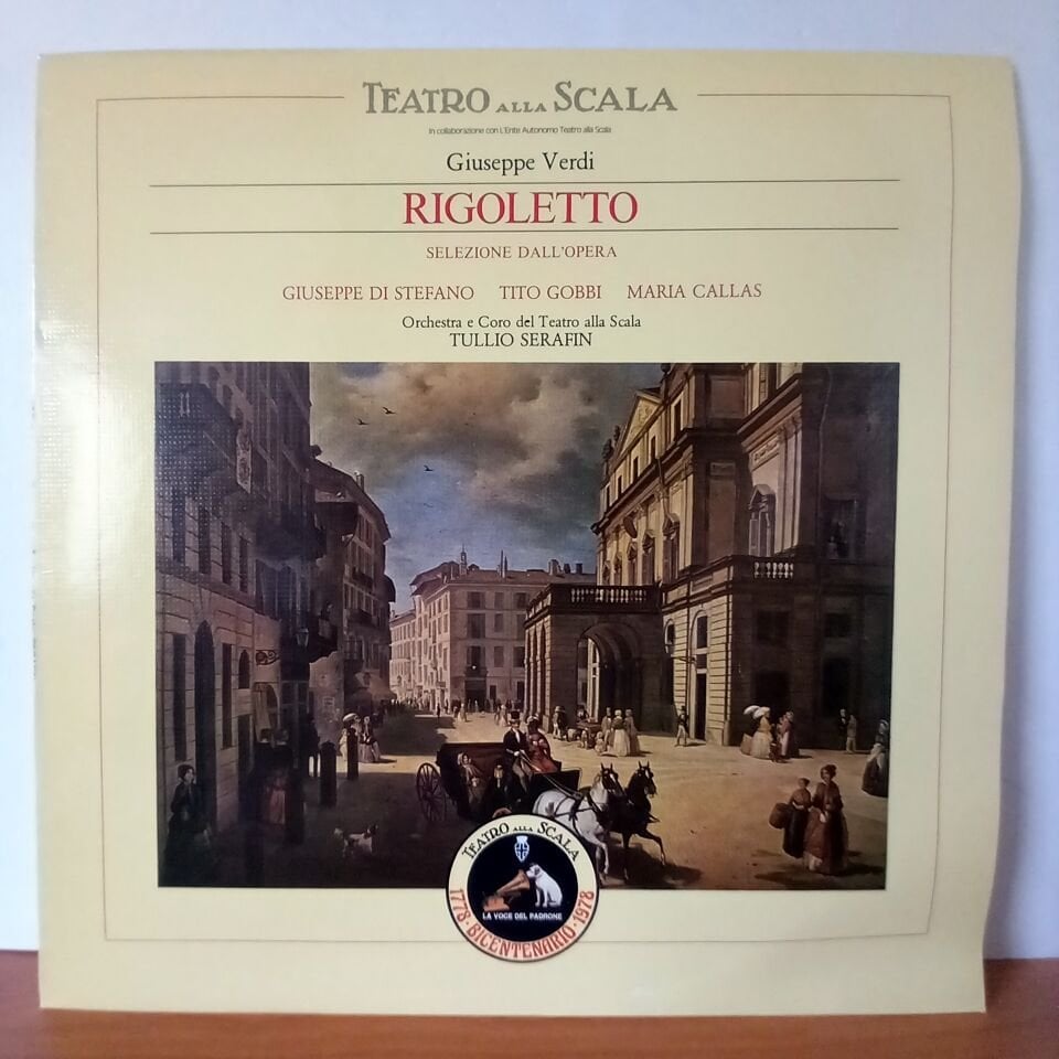 GIUSEPPE VERDI: RIGOLETTO / GIUSEPPE DI STEFANO, TITO GOBBI, MARIA CALLAS, ORCHESTRA DEL TEATRO ALLA SCALA, TULLIO SERAFIN (1978) - LP 2.EL PLAK