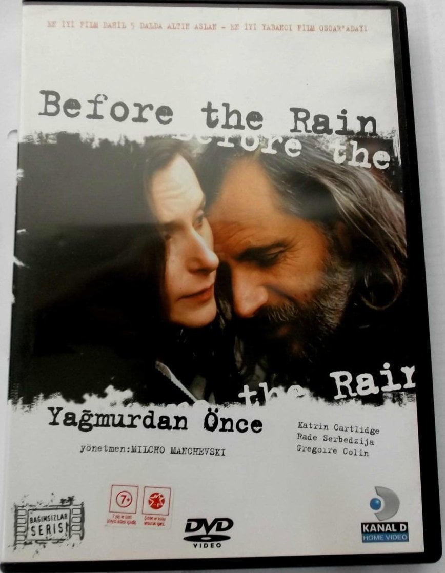 BEFORE THE RAIN - YAĞMURDAN ÖNCE - Pred dozhdot - MILCHO MANCHEVSKI - DVD 2.EL