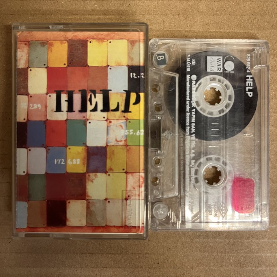 VARIOUS ARTISTS - HELP - BLUR, CHEMICAL BROTHERS, BRIAN ENO, PORTISHEAD, RADIOHEAD , SUEDE, STONE ROSES, NOEL GALLAGHER,.. (1995) - KASET 2.EL