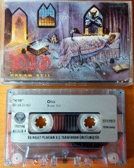 DIO - DREAM EVIL(1987) PLAKSAN CASSETTE MADE IN TURKEY ''USED''