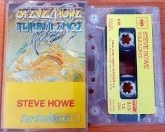 STEVE HOWE - TURBULENCE (1991) UZELLI CASSETTE MADE IN TURKEY ''USED'' PAPER LABEL