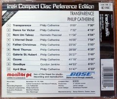 PHILIP CATHERINE - TRANSPARENCE (1987) INAK CD 2.EL