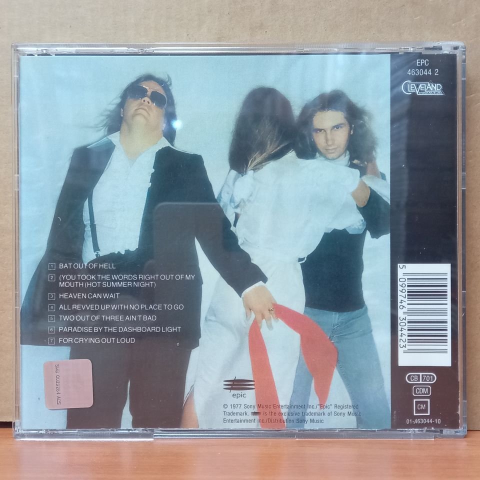 MEAT LOAF - BAT OUT OF HELL - CD 2.EL