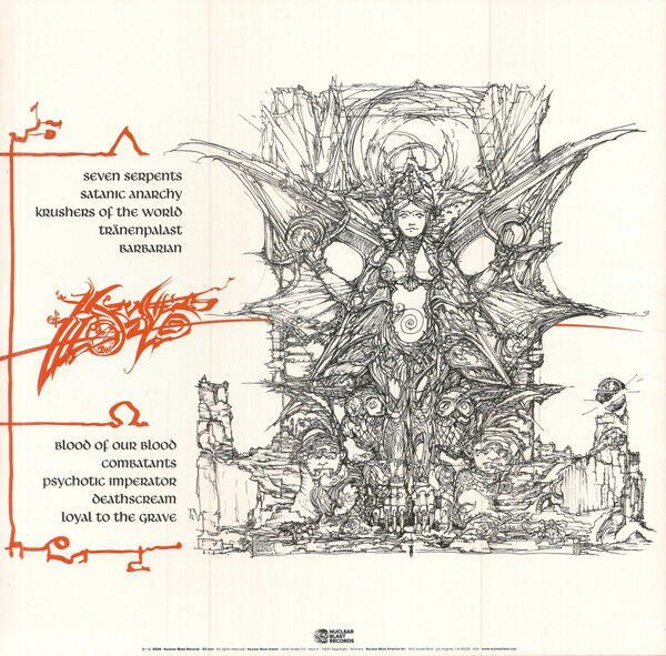 KREATOR - KRUSHERS OF THE WORLD (2025) - LP RED COLOURED VINYL EDITION SIFIR PLAK