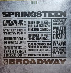 BRUCE SPRINGSTEEN - SPRINGSTEEN ON BROADWAY (2018) - 4PLAK SIFIR