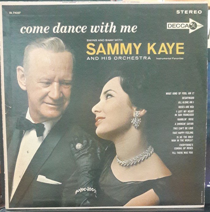 SAMMY KAYE - COME DANCE WITH ME - PLAK 2.EL