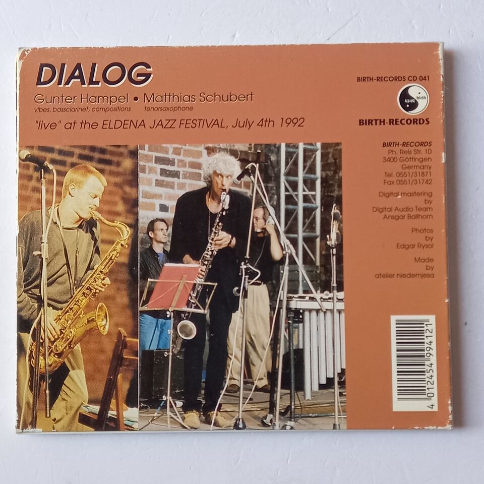 GUNTER HAMPEL & MATTHIAS SCHUBERT – DIALOG (1992) - CD 2.EL