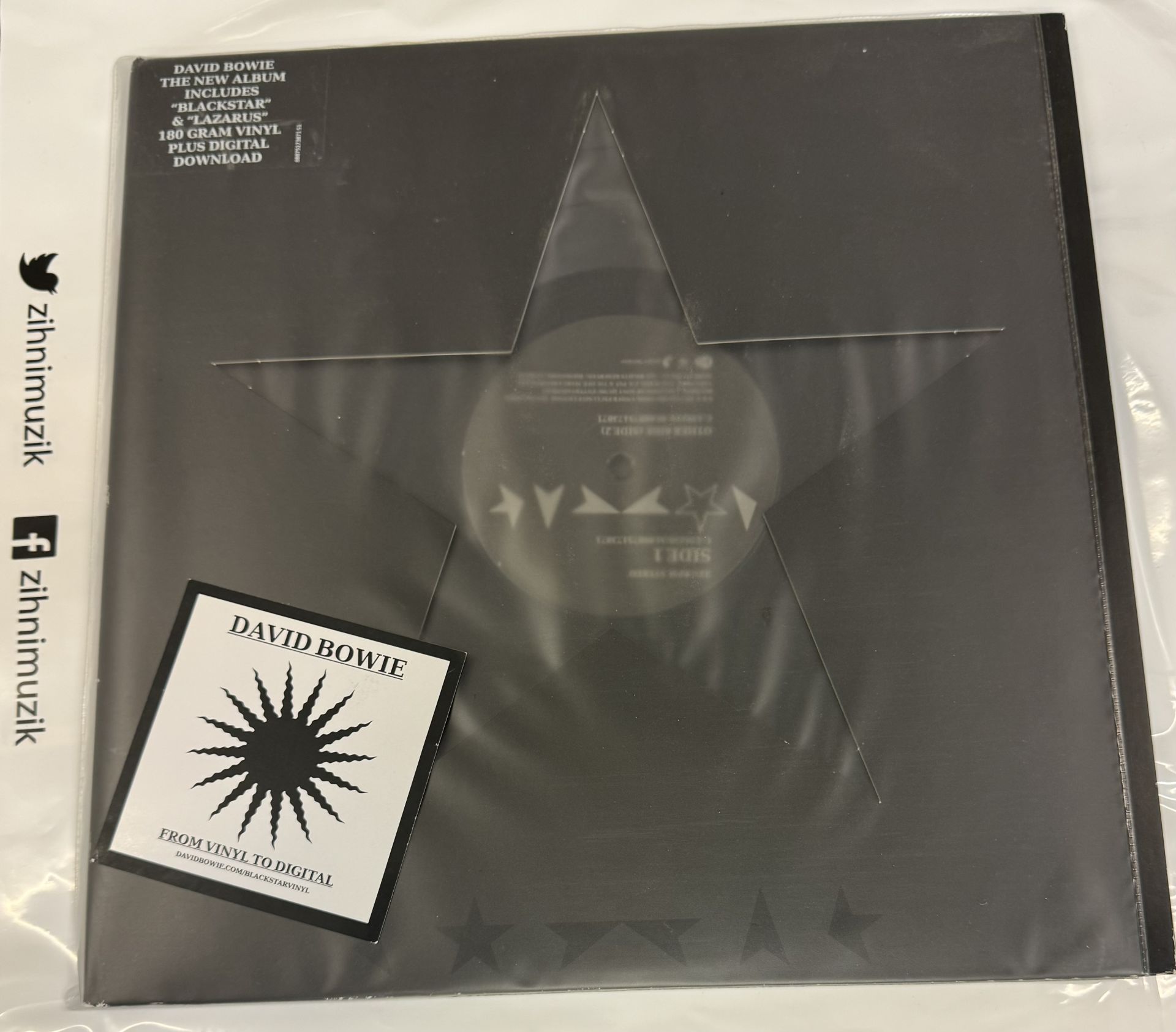 DAVID BOWIE - BLACKSTAR 2.EL PLAK