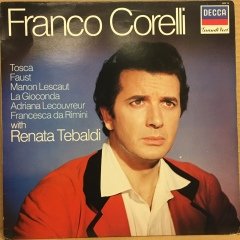FRANCO CORELLI TENOR GRANDI VOCI DECCA 2.EL PLAK