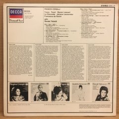FRANCO CORELLI TENOR GRANDI VOCI DECCA 2.EL PLAK