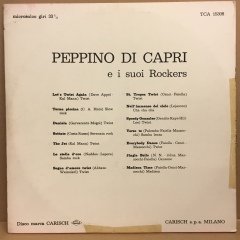 PEPPINO DI CAPRI E I SUOI ROCKERS 1963 2.EL İMZALI PLAK