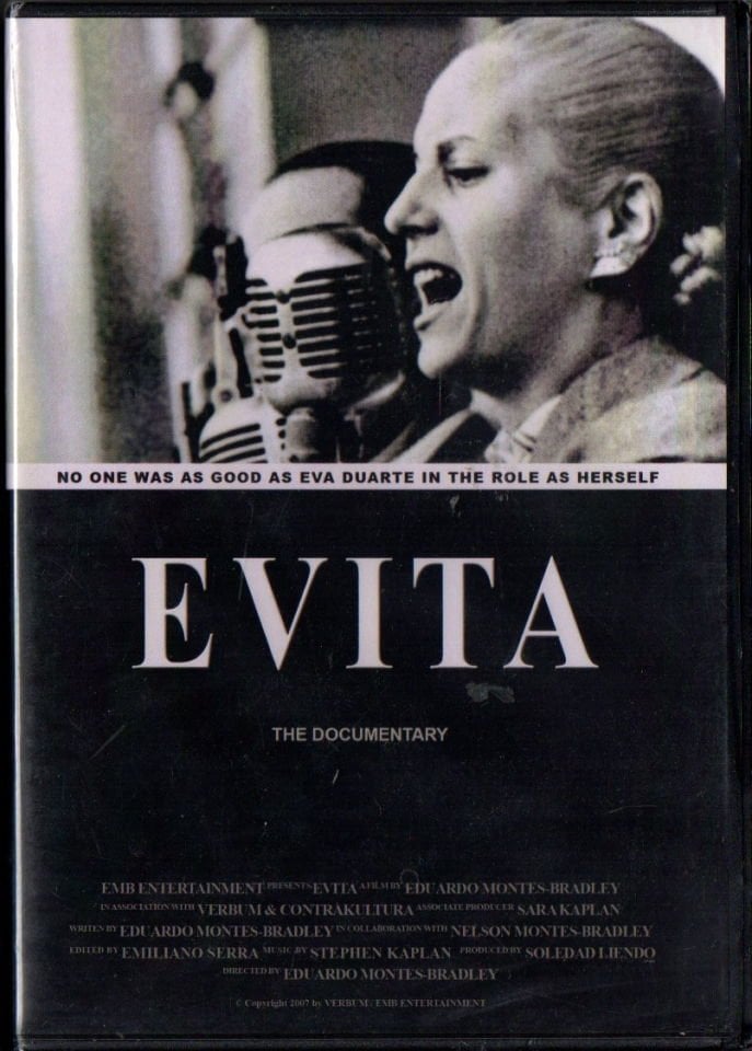 EVITA THE DOCUMENTARY (2008) - DVD AMBALAJINDA SIFIR 1.BÖLGE TÜRKÇE ALTYAZI YOKTUR