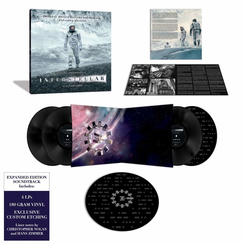 INTERSTELLAR - SOUNDTRACK / HANS ZIMMER - 4LP 180GR 2020 EDITION SIFIR PLAK