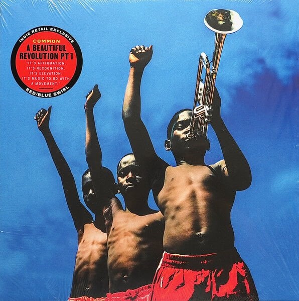 COMMON – A BEAUTIFUL REVOLUTION (PT 1) (2021) - LP RED/BLUE SWIRL VINYL SIFIR PLAK