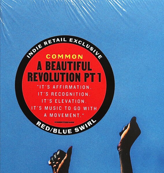 COMMON – A BEAUTIFUL REVOLUTION (PT 1) (2021) - LP RED/BLUE SWIRL VINYL SIFIR PLAK