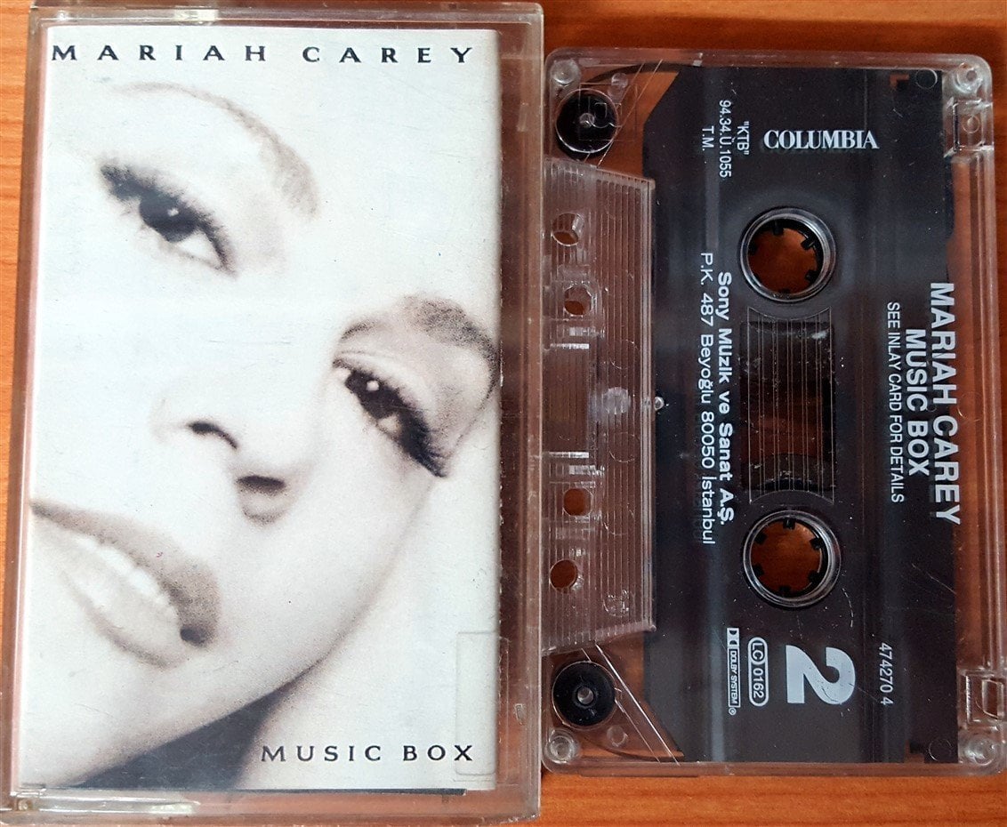 MARIAH CAREY - MUSIC BOX (1994) SONY CASSETTE MADE IN TURKEY ''USED''