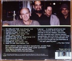 DAVE LIEBMAN GROUP - IN A MELLOW TONE (2004) - CD ZOHO MUSIC 2.EL