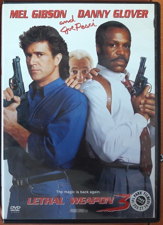 LETHAL WEAPON 3 - CEHENNEM SİLAHI 3 - MEL GIBSON - DANNY GLOVER - DVD 2.EL