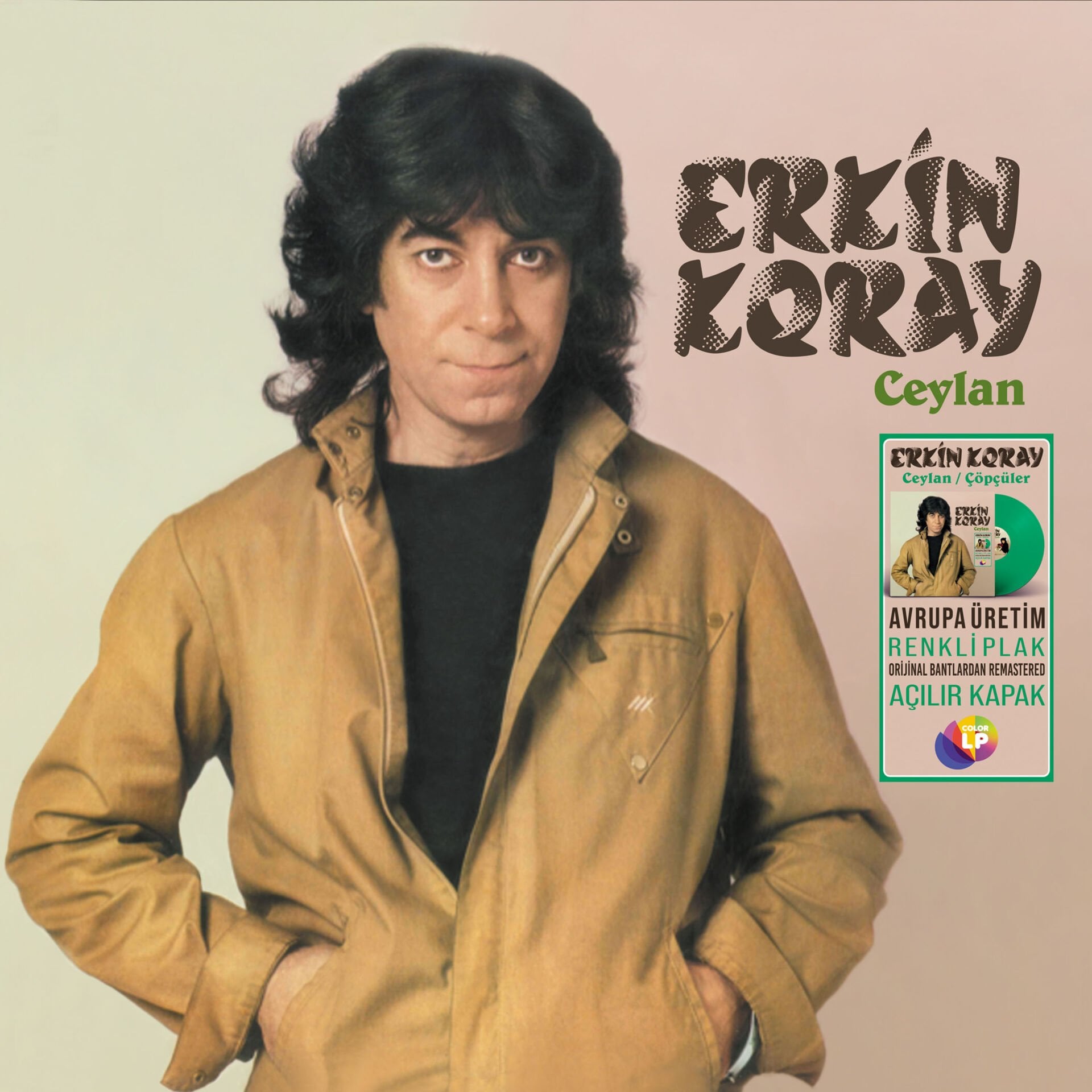 ERKİN KORAY - CEYLAN (1985) - LP 2026 BASIM YEŞİL RENKLİ SIFIR PLAK
