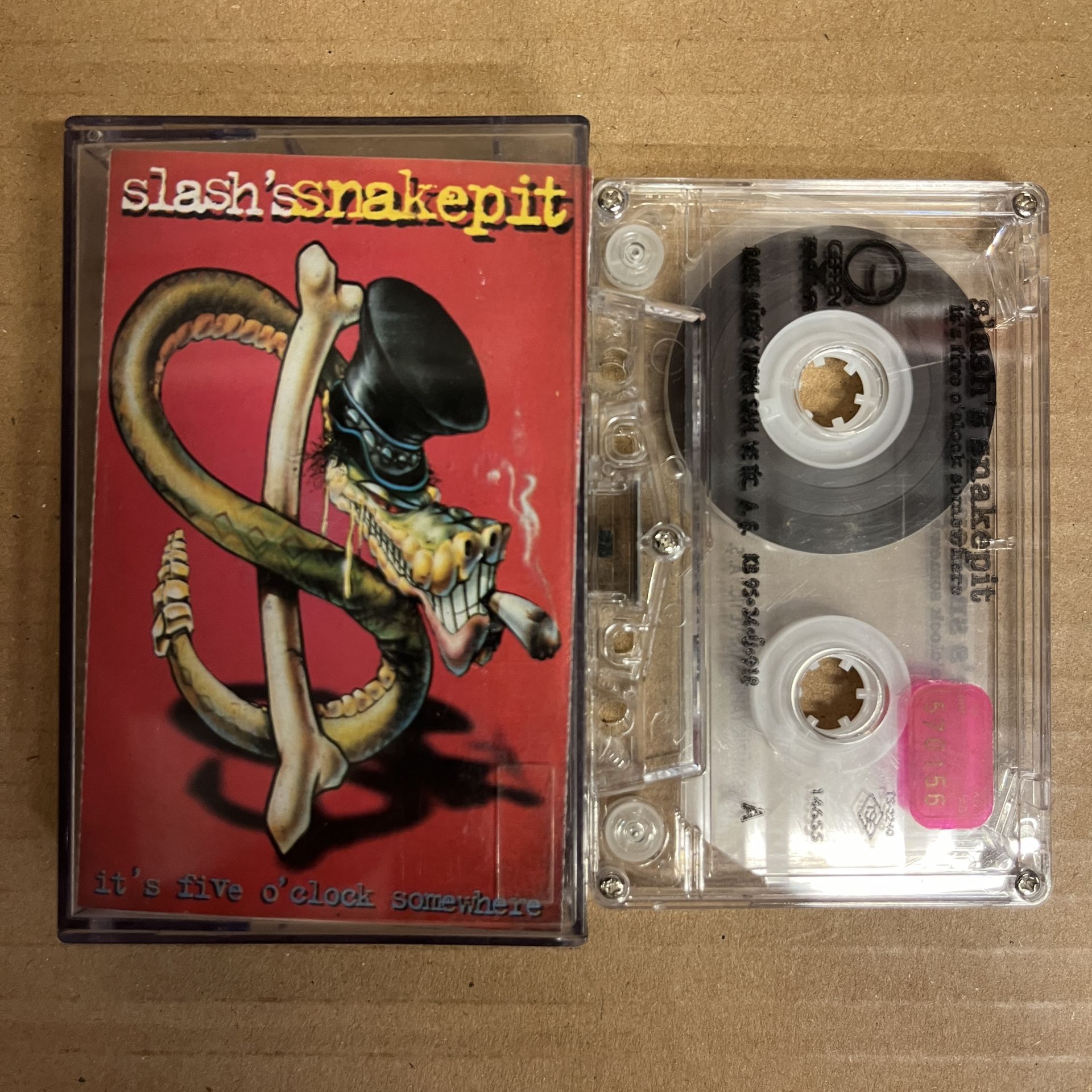 SLASH / SLASH'S SNAKEPIT - IT'S FIVE O' CLOCK SOMEWHERE (1995) - KASET 2.EL