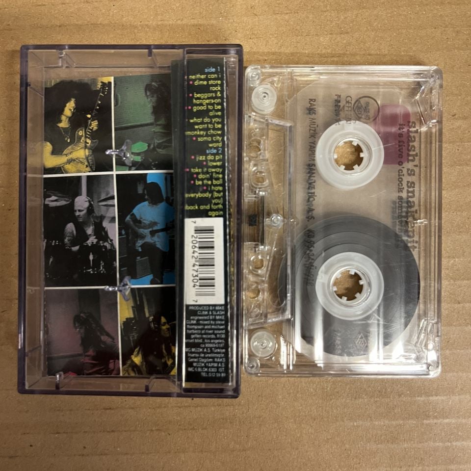 SLASH / SLASH'S SNAKEPIT - IT'S FIVE O' CLOCK SOMEWHERE (1995) - KASET 2.EL