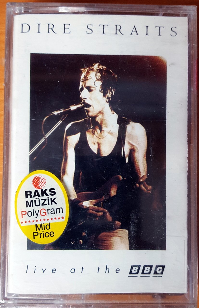 DIRE STRAITS - LIVE AT THE BBC (1995) RAKS CASSETTE MADE IN TURKEY ''NEW''