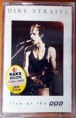 DIRE STRAITS - LIVE AT THE BBC (1995) RAKS CASSETTE MADE IN TURKEY ''NEW''