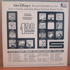 LITTLE HIAWATHA (1963) - WALT DISNEY - LP PLAK 2.EL