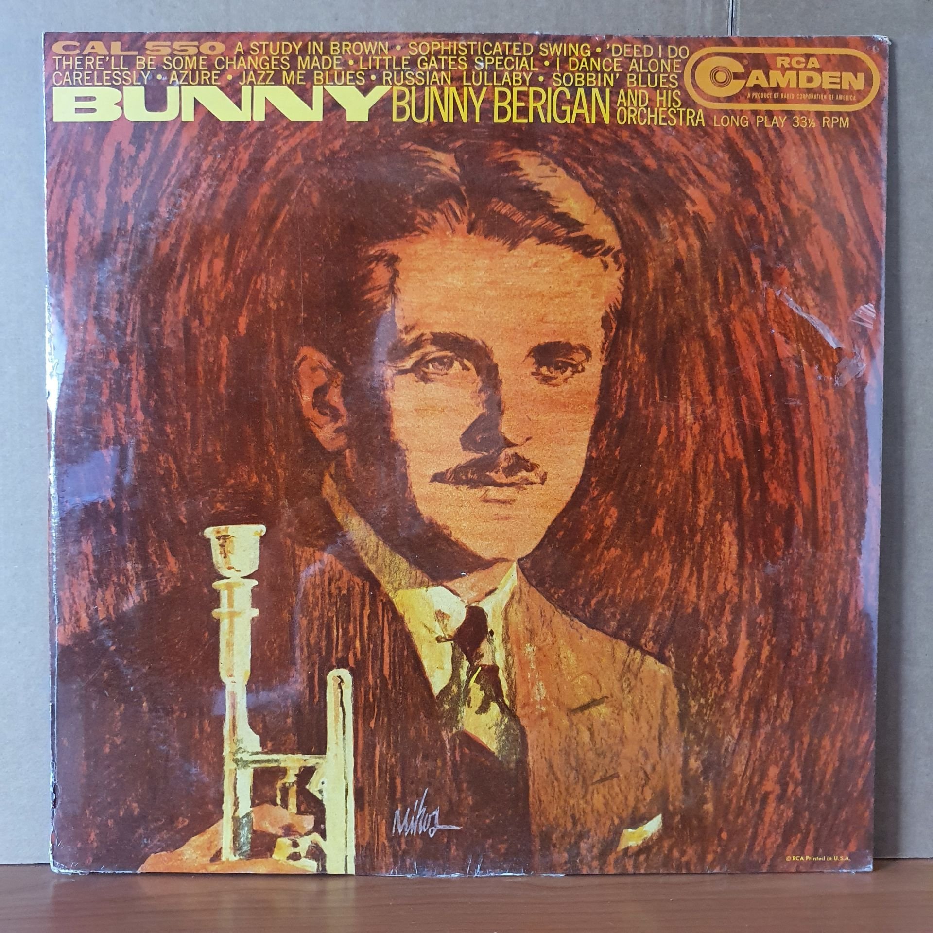 BUNNY BERIGAN AND HIS ORCHESTRA - BUNNY (1960) - LP DÖNEM BASKISI SIFIR PLAK