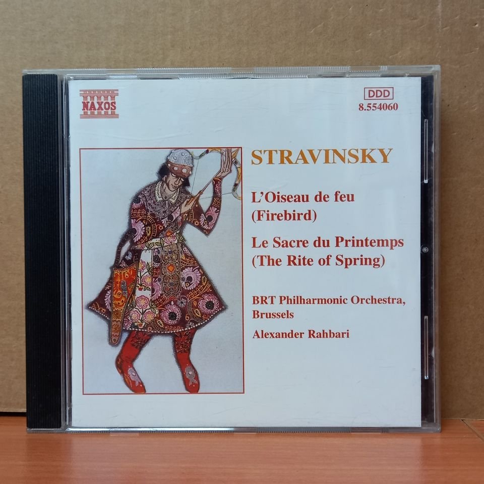 STRAVINSKY - THE RITE OF SPRING / FIREBIRD / BRT PHILHARMONIC ORCHESTRA, BRUSSELS / ALEXANDER RAHBARI (1997) - CD 2.EL