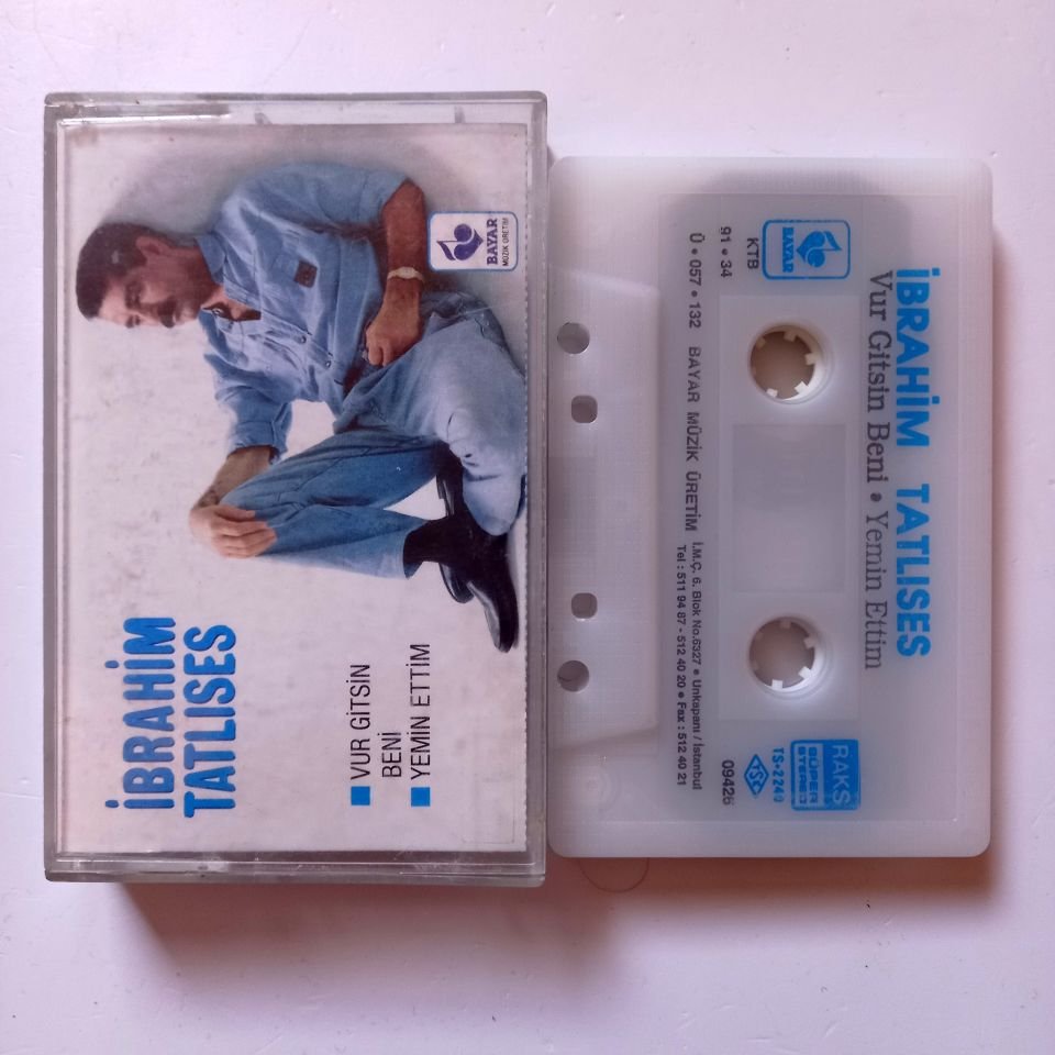 İBRAHİM TATLISES - VUR GİTSİN BENİ / YEMİN ETTİM (1991) - KASET 2.EL