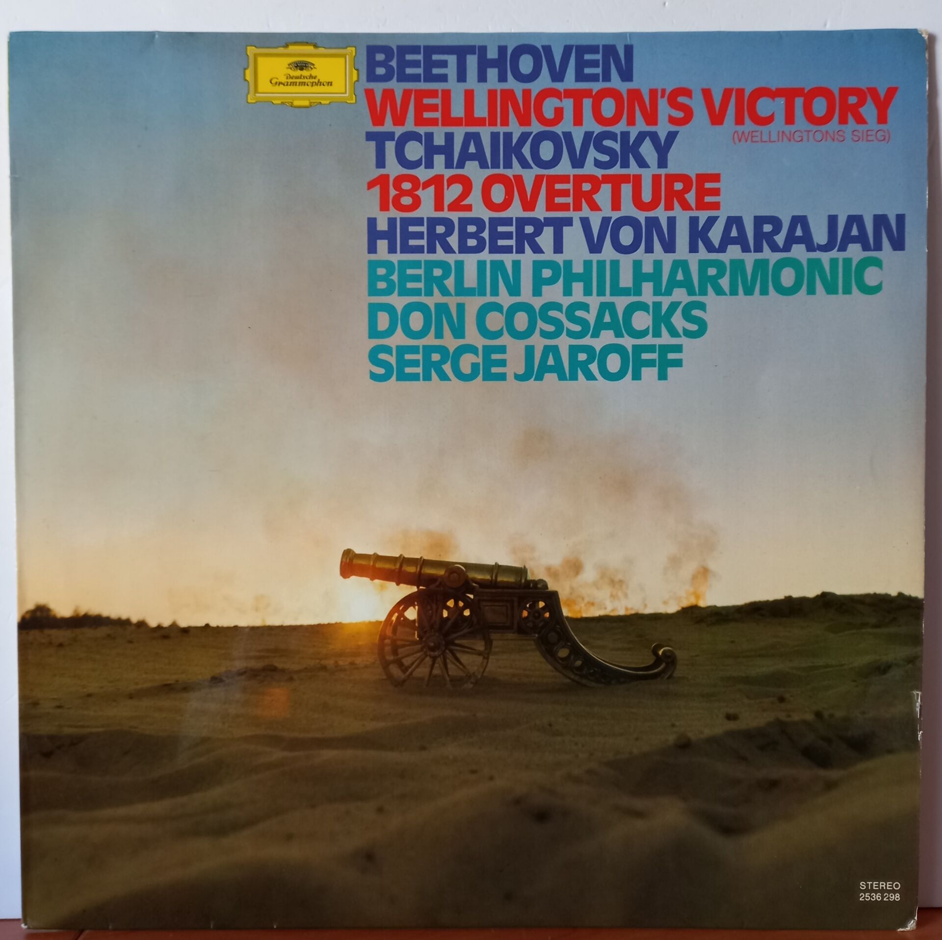 LUDWIG VAN BEETHOVEN, PYOTR ILYICH TCHAIKOVSKY – WELLINGTON'S VICTORY, 1812 OVERTURE (1969) - LP 2.EL PLAK