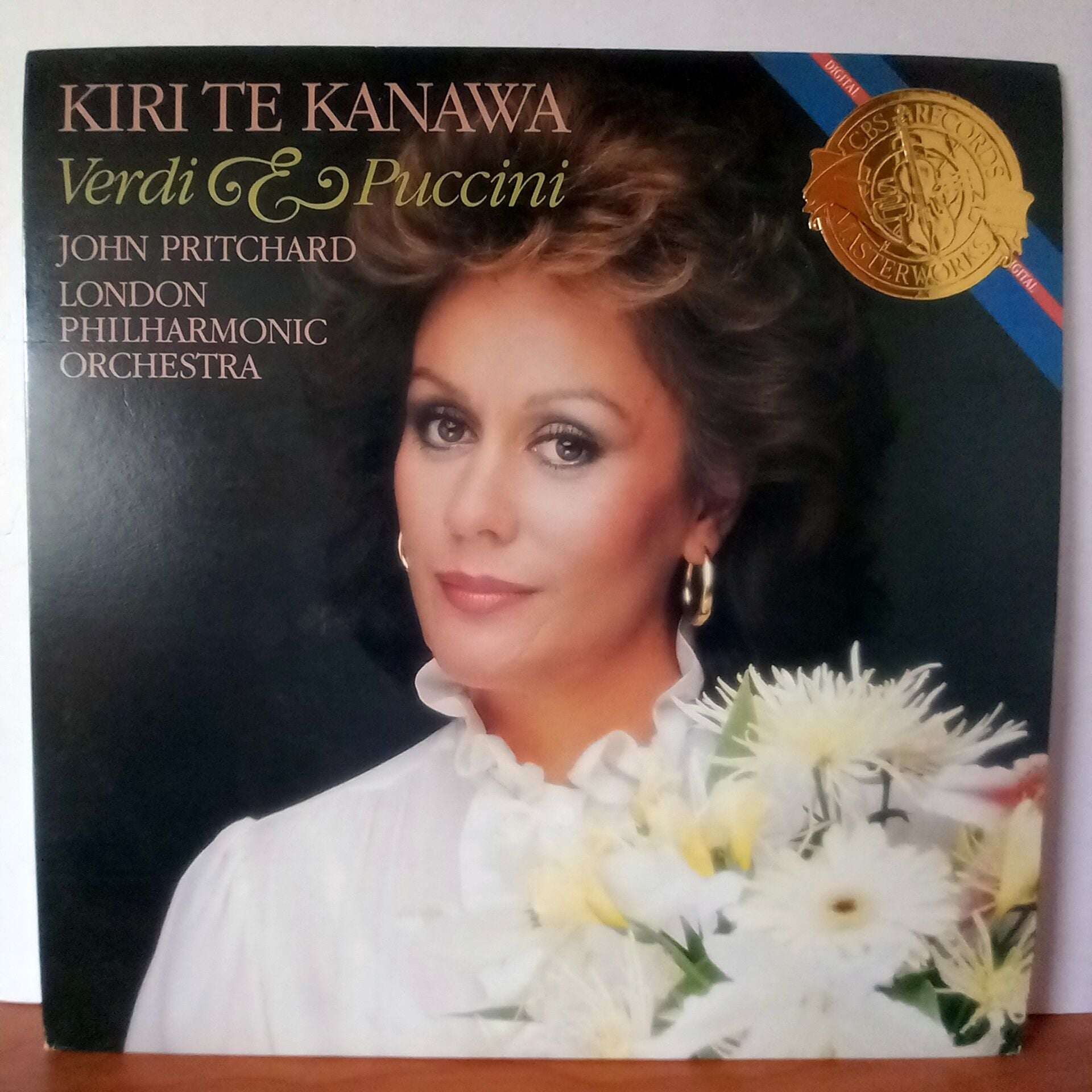 KIRI TE KANAWA / VERDI & PUCCINI / JOHN PRITCHARD, LONDON PHILHARMONIC ORCHESTRA (1983) - LP 2.EL PLAK