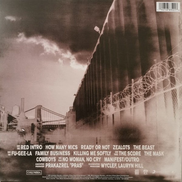 FUGEES - THE SCORE (1996) - 2LP 2018 ORANGE COLOURED EDITION SIFIR PLAK