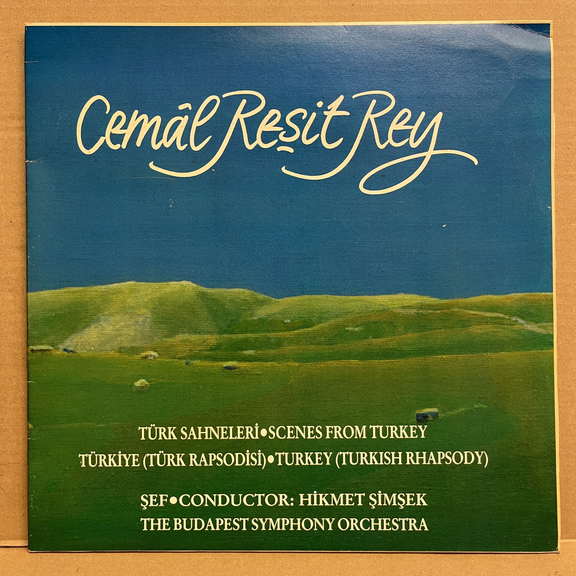 CEMAL REŞİT REY - TÜRK SAHNELERİ / SCENES FROM TURKEY - ŞEF: HİKMET ŞİMŞEK (1972) LP 2.EL PLAK