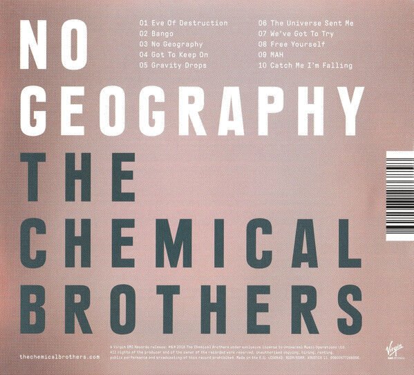 THE CHEMICAL BROTHERS – NO GEOGRAPHY (2019) - CD DIGISLEEVE AMBALAJINDA SIFIR