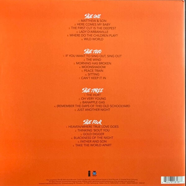CAT STEVENS - ON THE ROAD TO FİNDOUT (2020) / 2025 EDITION 2XLP COMPILATION SIFIR PLAK / CLEAR VINYL